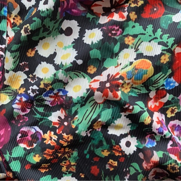 Retro floral biker shorts size large vintage looking - Picture 7 of 7